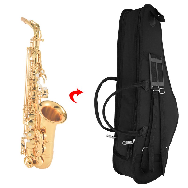 Alto Saxophone E Eb Cotton Bag Waterproof Backpack Carrying Case