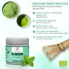 Organic Japanese Mint Matcha Powder, 30g | Refreshing & Energizing