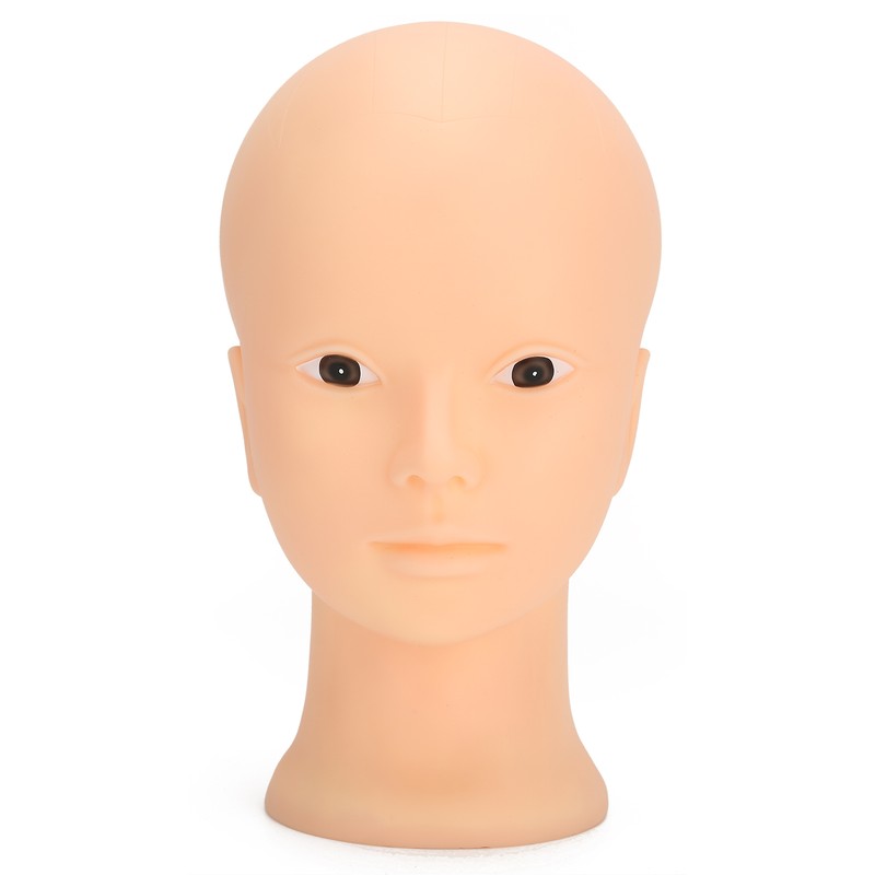 Mannequin Head Makeup Training Practice Wig Hat Display Bald Mannequin
