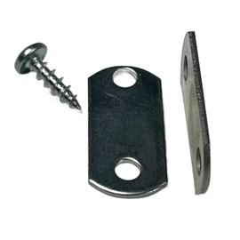 Canvas Clips for Picture Framing screws included 15 per pack ( Choose your offset size ) by E.H.C. (0/0 Flush)
