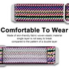Sahouden Compatible for Forerunner 265 Band, Stretch Elastics Nylon Adjustable