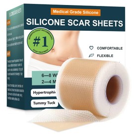 Láminas de silicona para cicatrices Micakin, cinta de silicona para cicatrices, láminas de silicona para cicatrices, cinta para cicatrices quirúrgicas, eliminación de protuberancias queloides, elimin