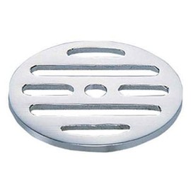 KAKUDAI 0400-95 Drain Fittings, Round Dish Plate, Outer Diameter 3.7 inches (95 mm) x Thickness 0.09 inches (2.3 mm)