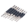 8Pcs Self Centering Hinge Drill Bit Black Hex Shank Hinge