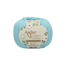 Anchor Organic Cotton, 50 g, Thickness: 4, Presentation: 125 m Turquoise Waters Crochet Yarn