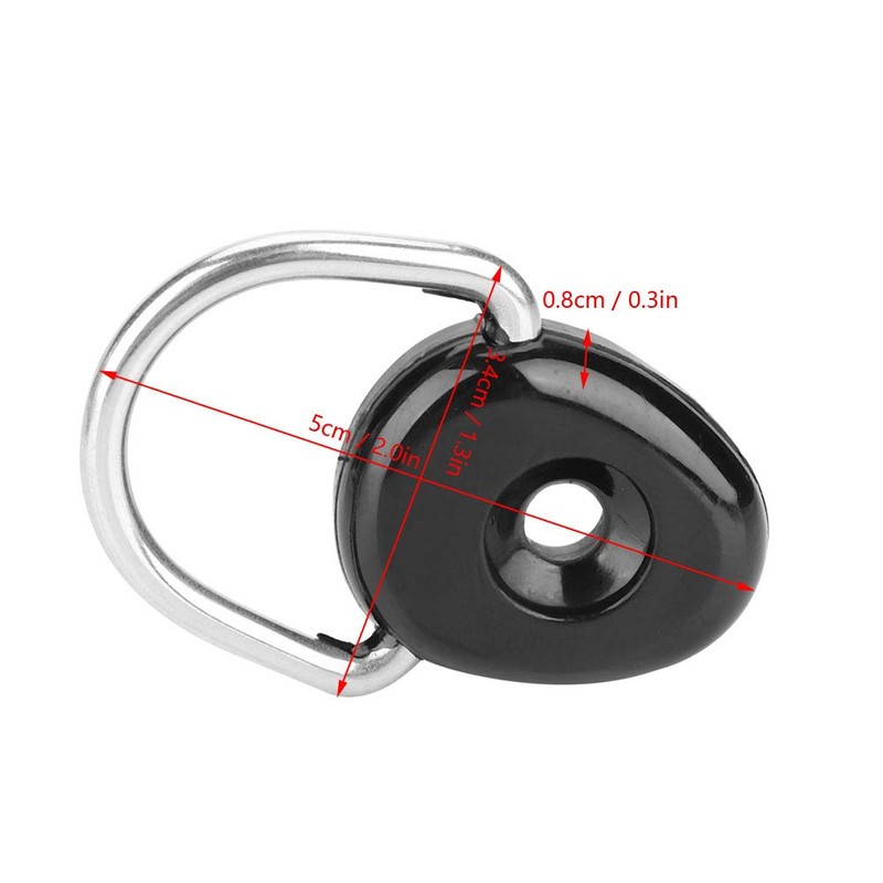 Alomejor, D Ring, Kayak, Canoe, Boat, Fishing, Rigging, Nylon, Stainless
