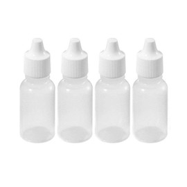 50pcs 15ml Empty Plastic Dropper Bottle to Fall Out Refillable Portable Eye Dropper Bottles Containers with Removable Plugs and Screw Caps