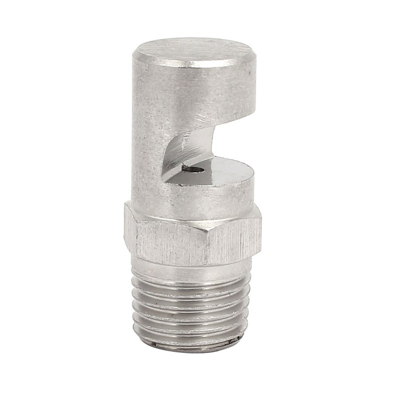 uxcell 1/4BSP 304 Stainless Steel Wide Angle Flood Jet Flat