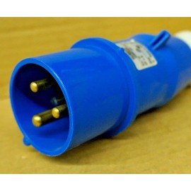 Hubbell *NEW* Hubbell C332P6S C-IEC Plug, 2 Pole, 3 Wire, 32 amp and w/cable pigtail