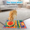 Unbranded Slow Food Mat Pet Snuffle Mat Feeding Smell Sniffing