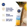 Nivea Protector Solar Facial Control De Brillo Fps 50+ 50ml