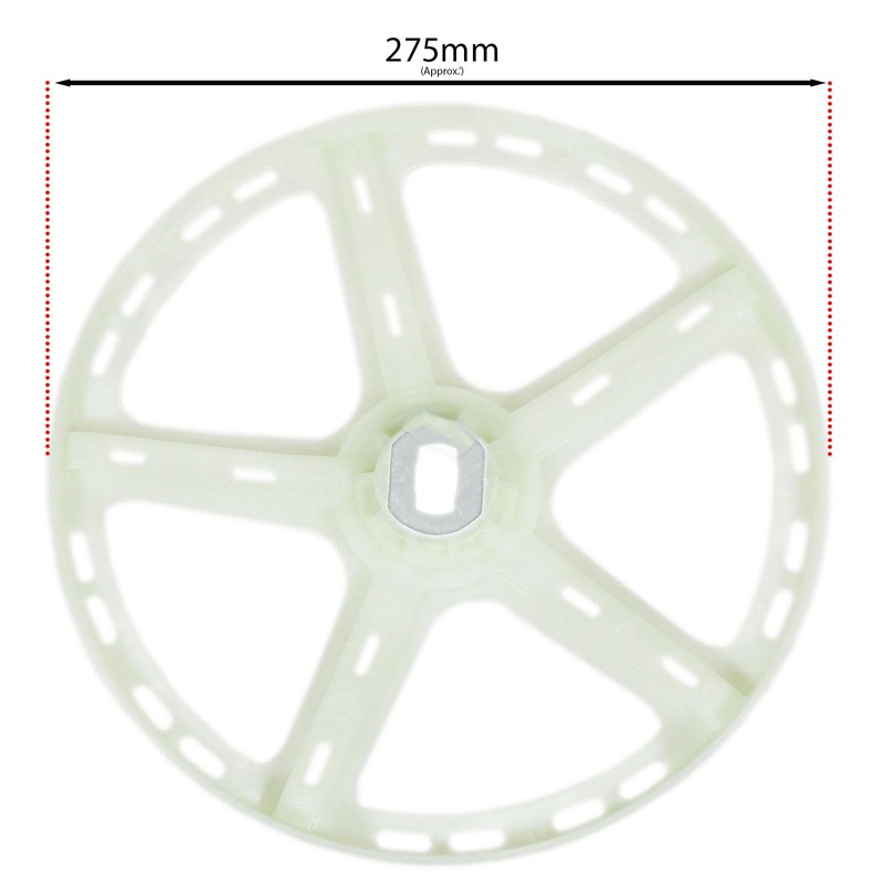 SPARES2GO Drum Pulley Spider Wheel for Zanussi ZWF ZWG ZWD