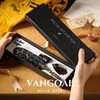 VANGOAL Retro Carving Feather Pen Set, Glittering Quill Pen Set