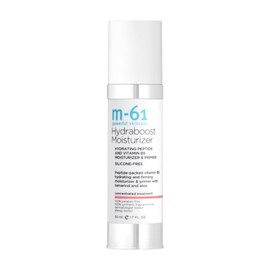m-61 Hydraboost Moisturizer, 2-in-1 Moisturizer + Primer, 1.7 Fl Oz | Multi-Purpose, Hyaluronic Acid, Peptides, Vitamin E, Silicone Free, Hydrating and Firming, For All Skin Types