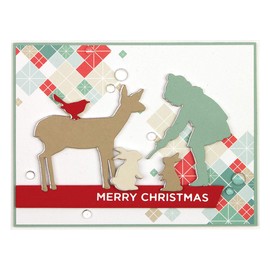 Spellbinders Shapeabilities Winter Friends Etched/Wafer Thin Dies, Metal