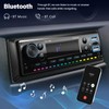 1 DIN Car Radio with Bluetooth, Single DIN Media Player