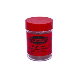 Preema Bright Red Food Colour Powder (25g X 2) | Bright Red Food Colour Powder | Used in baking and icing sugar | Can also be used in cooking