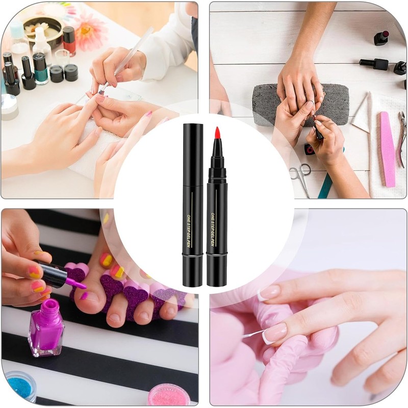 Bolígrafo para uñas KUNSHOP MK9H6BKQ49R4UZ4E – Color rápido y duradero