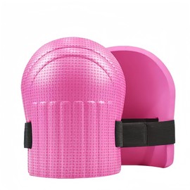 Kenhihi Gardening Knee Pads for Women and Men - Lightweight Waterproof Foam, and Easy Fit Knee Pads for Gardening with Adjustable Hook'n'Loop Straps - Perfect Womens for Work (Pink)