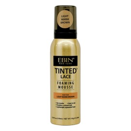 EBIN NEW YORK Tinted Lace Foaming Mousse - Light Warm Brown, 3.38oz/ 100ml