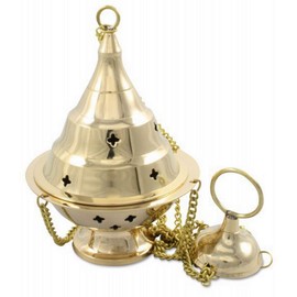 MaMeMi Unknown Nazareth Incense Swivel Set - Brass Incense Swivel Including Incense and Charcoal