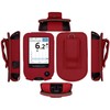 Premium Fitted Leather Case with Screen Protector, Belt Clip,Carabiner (Including