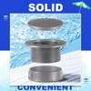 2 Sets Patio Table Umbrella Hole Ring Plug Cap Set,