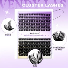 Lash Extension Kit DIY Eyelash Extension Kit Wispy Individual Lashes Kit Volume Lash Clusters Kit with Lash Bond and Seal Tweezers Easy to Apply at Home（C3+C9-12-16Mix Kit）