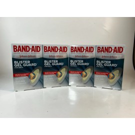 Johnson & Johnson Band Aid Blister Gel Guard For Heels Blister Protection Waterproof Bandaid 24 Ct