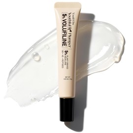 YouthVibe 5% Volufiline Lip Serum & Gloss, Hydrating Lip Care with Shea Butter, Collagen, Peptide & PDRN - Fuller-Looking Lips Over Time, No Burning or Tingling, Non-Sticky Essence - Clear