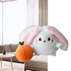 Animal Plush Doll Adorable Soft Reversible Persimmon Plush Toy Pillow