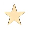 GBJUK Gold Star Pin Lapel Badge with Butterfly Clasp Back