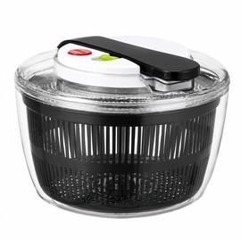 Manual Salad Spinner for Washing & Drying Vegetables – Compact Lettuce Washer with Drain Basket for Fresh Kitchen Meal Prep