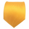 TigerTie Designer Silk Tie Yellow Sun Yellow Plain Tie Silk