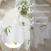 Bettery Vinyl Round Table Cover Wipe Clean PVC Tablecloth, Round