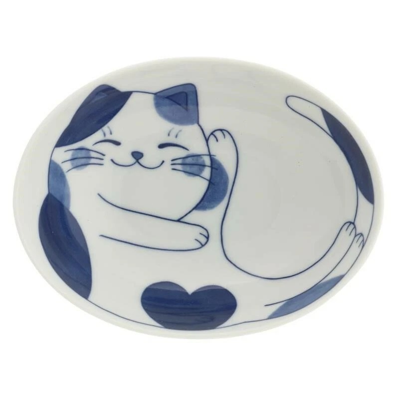 Made in Japan Japanese Rice Soup Dessert Bowl Oval 5.25"L