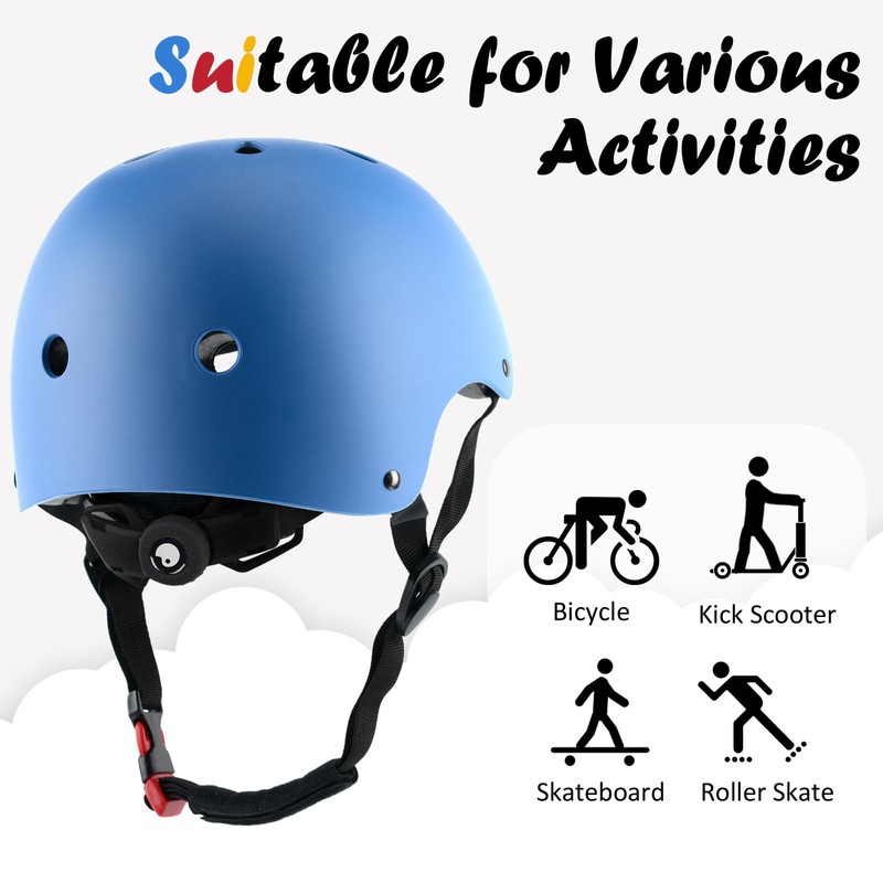 Kids Bike Helmet, Adjustable and Multi-Sport, from Toddler to Youth,
