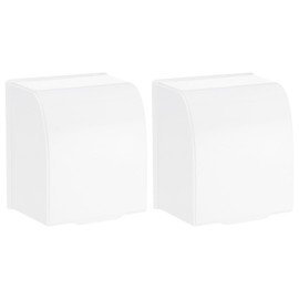 sourcing map 2pcs Outdoor Plug Cover Electrical Outlet Cover Outdoor Electrical Outlet Cover Outlet Cover Electrical Box Cover White for Bathroom, Kitchen