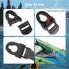 Omoojee 4 Sets Kayak Seat Clips and Hooks, Kayak Replacement