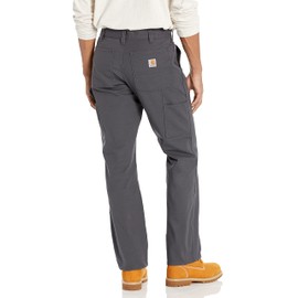 Carhartt Mens Rugged Flex Relaxed Fit Duck Double-Front Utility Work Pant32W x 32LShadow
