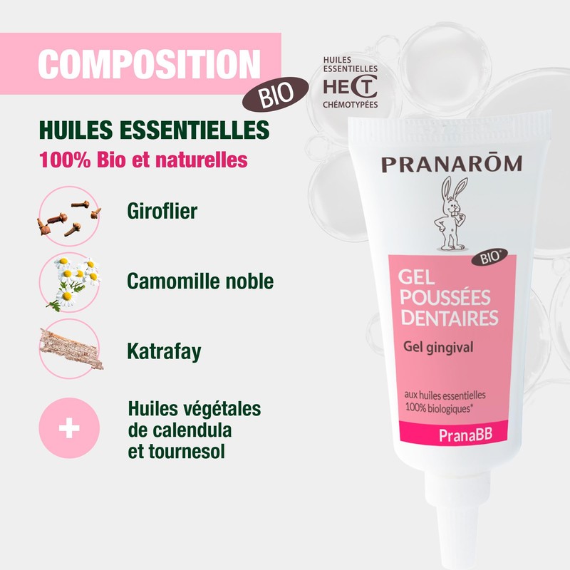 Pranarôm PranaBB Gingival Gel Teething Organic 15g