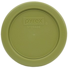 Pyrex 7202-PC 1-Cup Olive Green Food Storage Replacement Lid - Made in USA