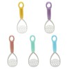 5Pcs Mini Potato Masher Cooking Utensils Non-Scratch Nonstick Masher Manual
