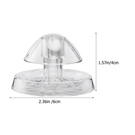 minkissy 2pcs Transparent Aquarium Snail Trap, Effective Snail Catching Device for Fish Tanks, Convenient and Easy to Use