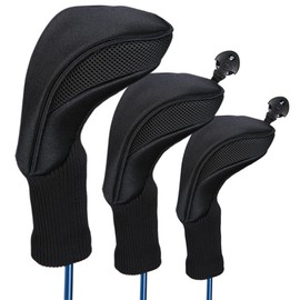 3Pcs Club Head Covers Set 1 3 5 Fairway Wood Club Driver Headcovers Professional Head Covers