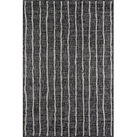 Novogratz Villa Collection Sicily Indoor/Outdoor Area Rug, 6'7" x 9'6", Charcoal