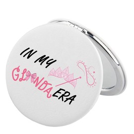 BEKECH Witch Friendship Matching Compact Mirrors for Best Friends Glinda BFF Elphaba Friends Gifts Musical Theatre Gift (Green-Pink)