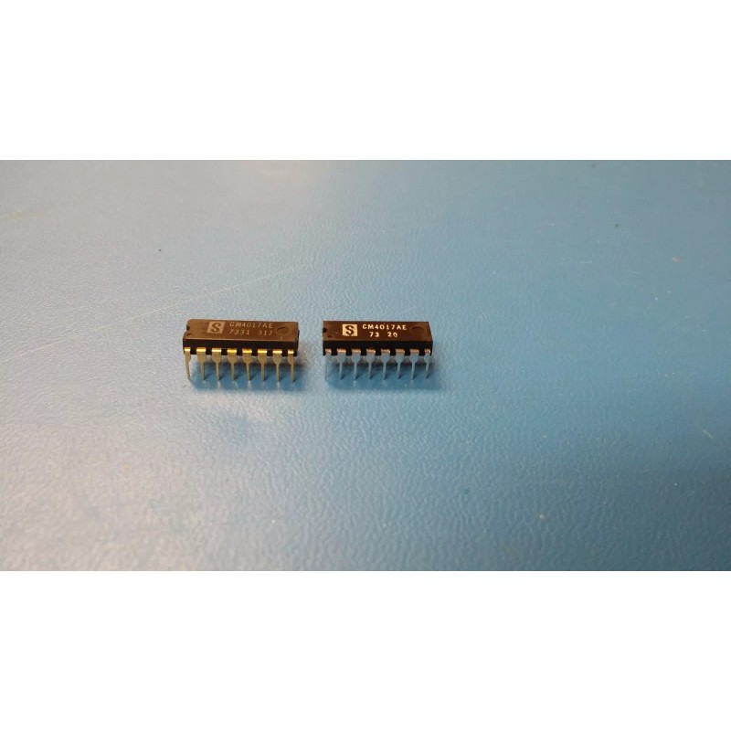 SOLITRON DEVICES (2 PCS) CM4017AE SOLITRON DEVICES IC,COUNTER,UP,
