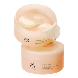 Beauty of Joseon Revive Parche para Debajo de los Ojos con Retinal y Ginseng para Bolsas Hinchadas Debajo de los Ojos, Máscaras con Péptido de Colágeno, Cuidado de la Piel Coreano para Mujeres y