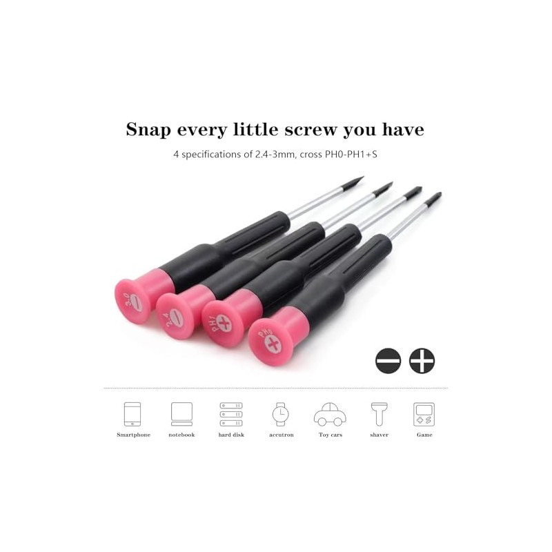 39 Pcs All Purpose Basic Household Pink Tool Kit for